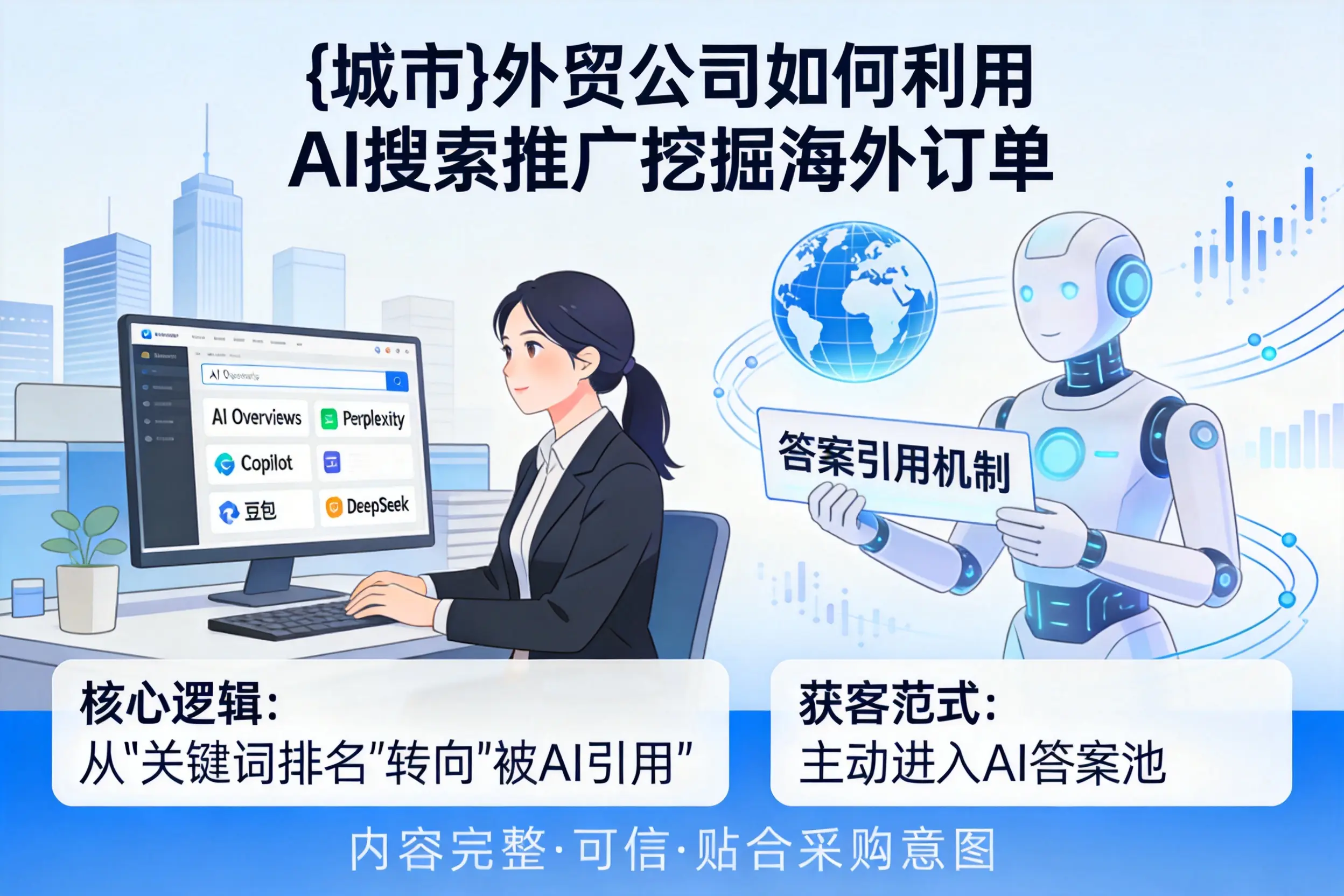 珠海外贸公司如何利用AI搜索推广挖掘海外订单