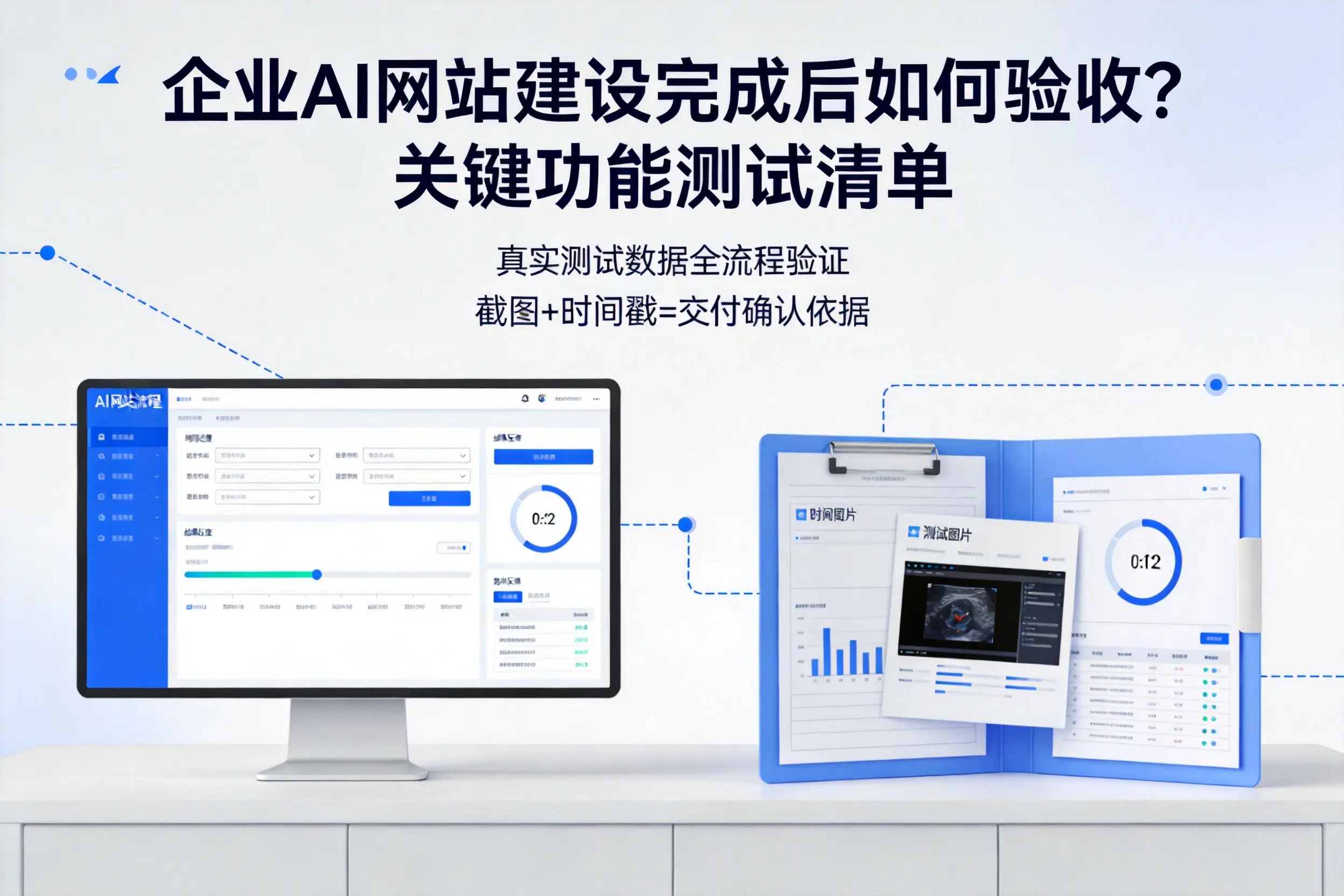 珠海企业AI网站建设完成后如何验收？关键功能测试清单