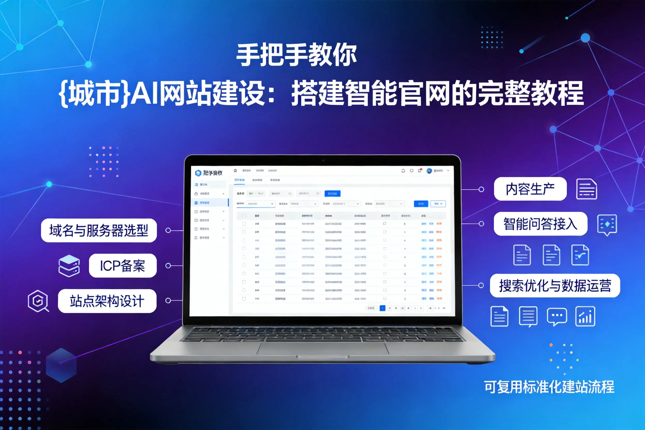手把手教你珠海AI网站建设:搭建智能官网的完整教程