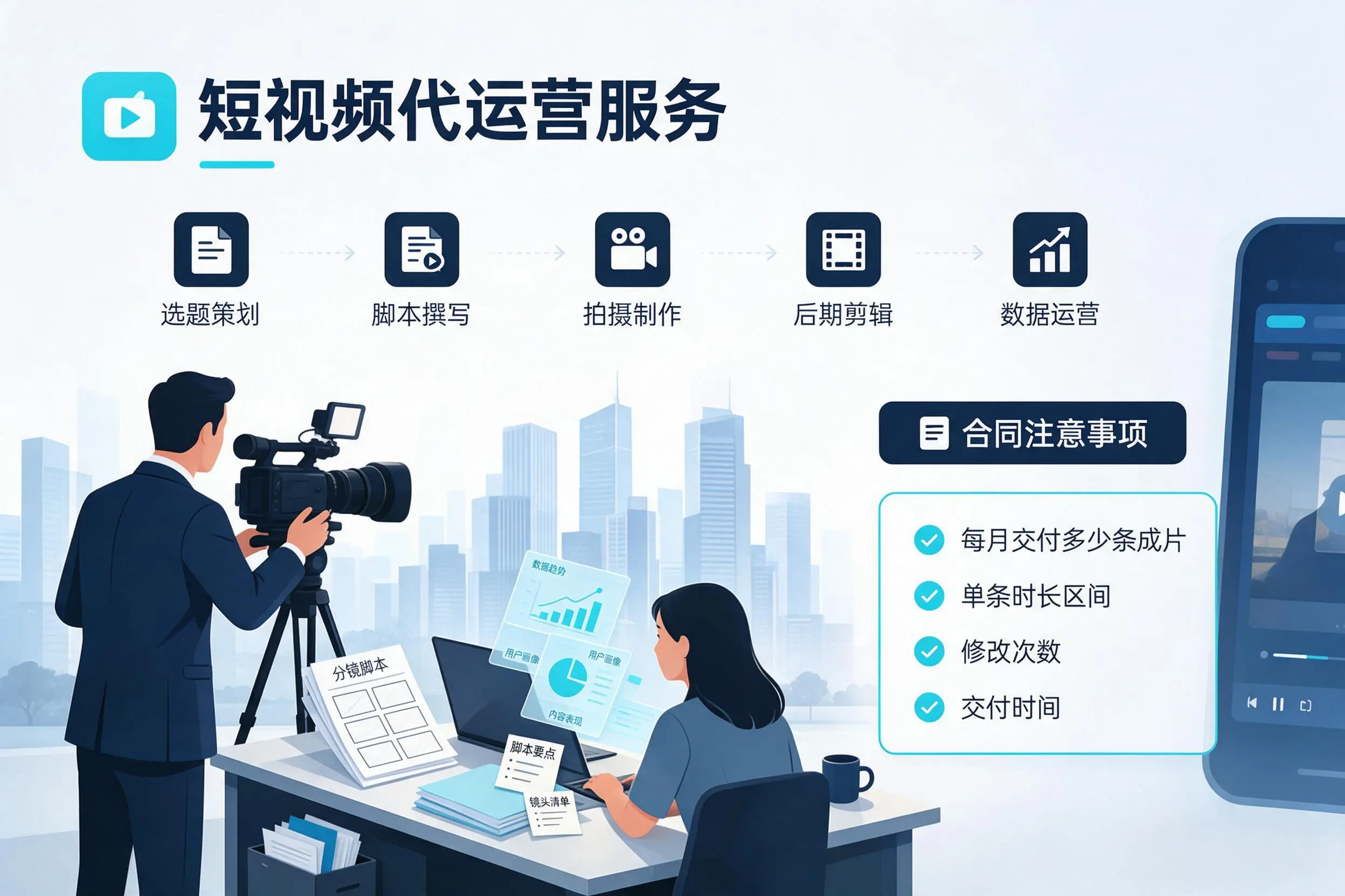 短视频代运营包含哪些服务？珠海企业常见问题科普
