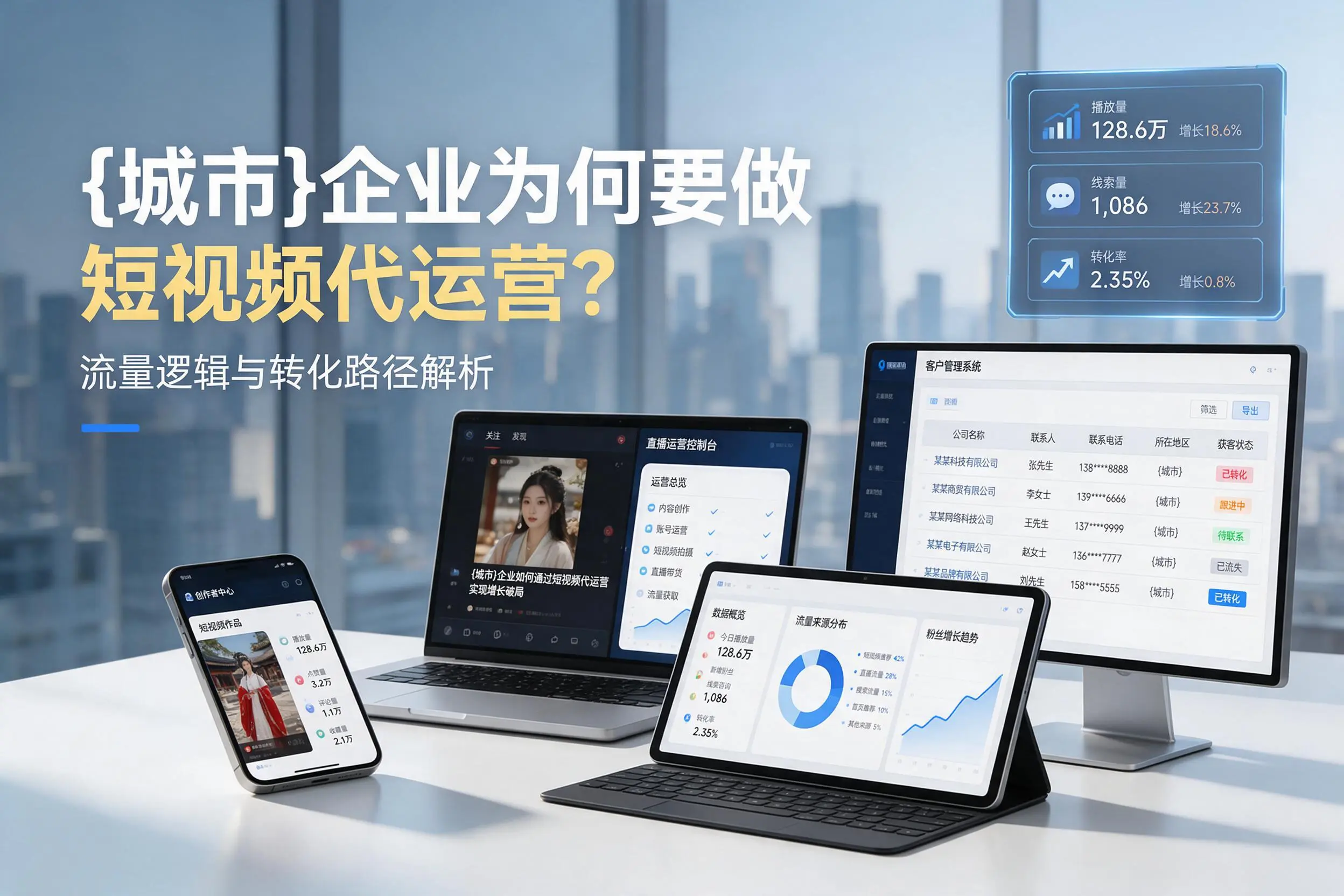 珠海企业为何要做短视频代运营？流量逻辑与转化路径解析