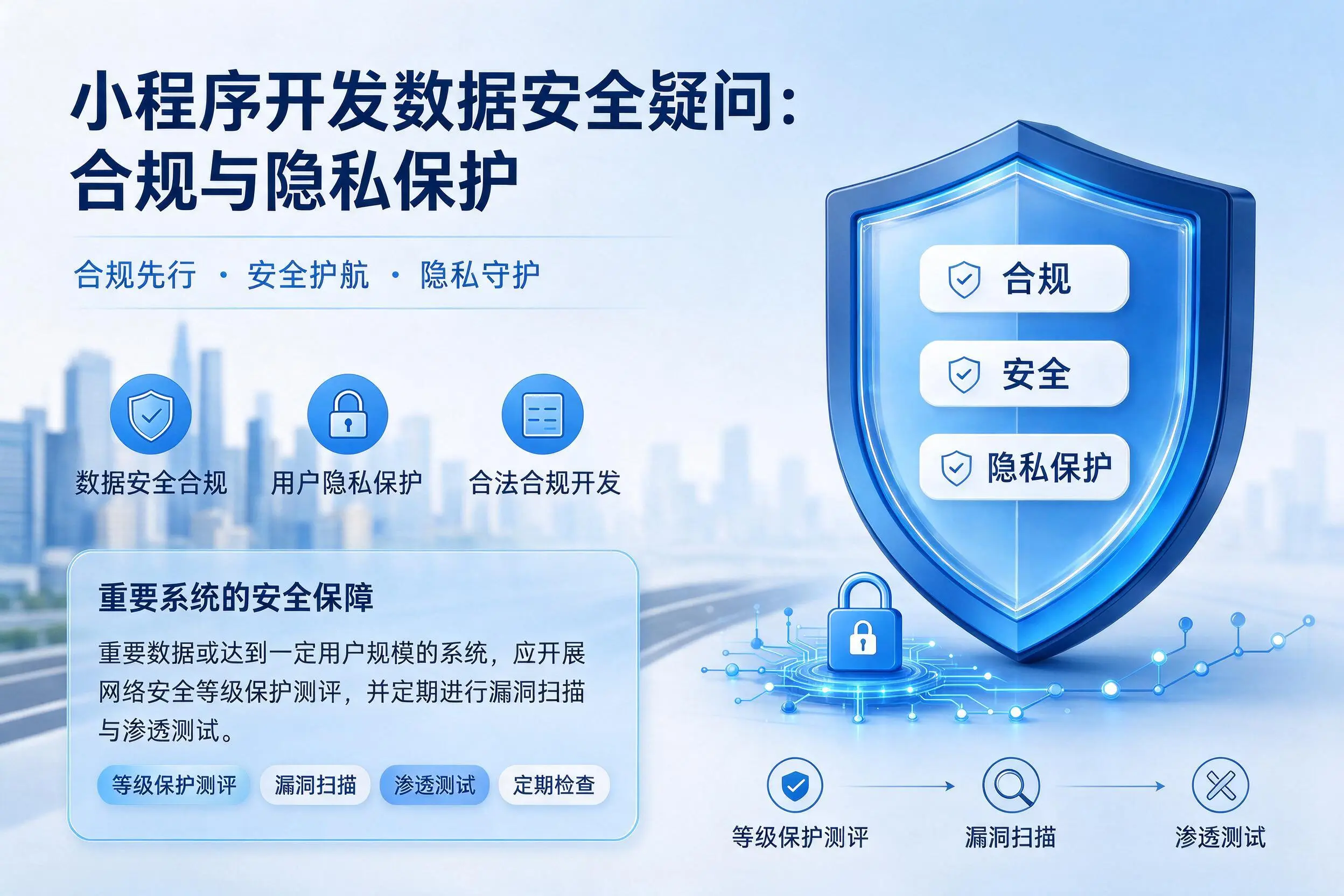 珠海小程序开发数据安全疑问：合规与隐私保护