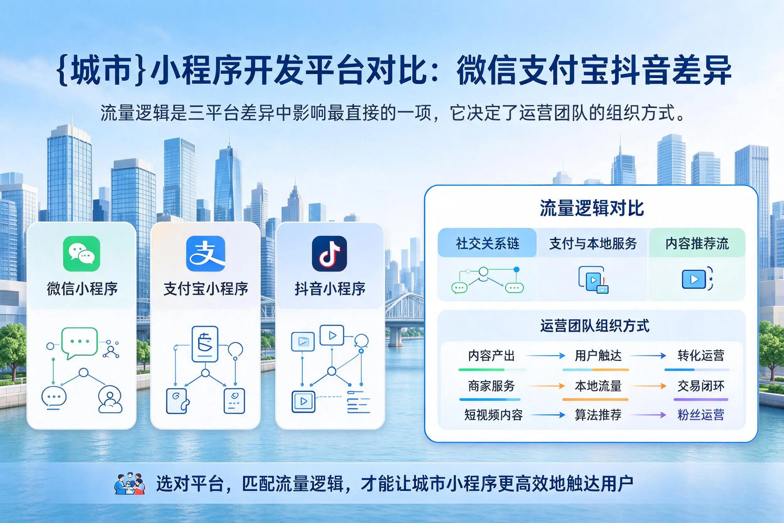 珠海小程序开发平台对比:微信支付宝抖音差异