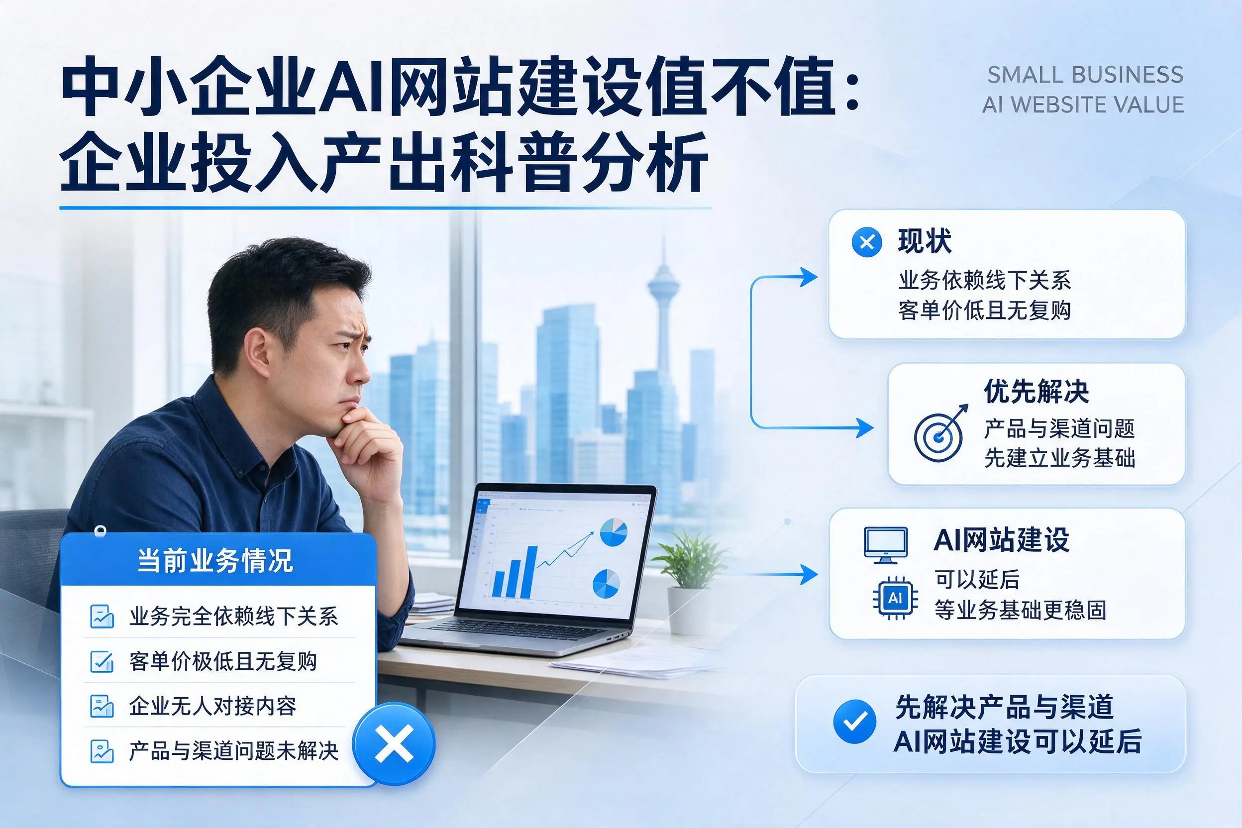 中小企业AI网站建设值不值:珠海企业投入产出科普分析